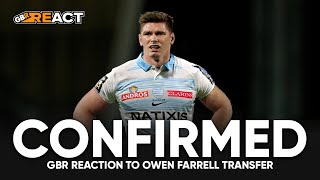 GBR React to Owen Farrell's confirmed move to Racing 92