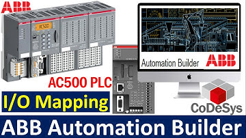 ABB AC500 PLC | Automation Builder | CoDeSys | Creating New Project & Input/Output Mapping | Hindi