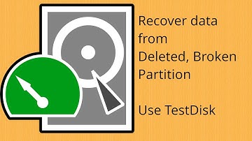 Recover deleted partition with TestDisk