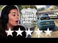 Real Police Try Escaping 5 Stars in Grand Theft Auto V • Professionals Play