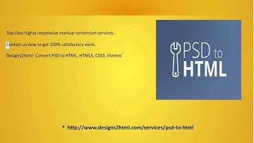 Designs2html- Best PSD to Responsive HTML Conversion Company