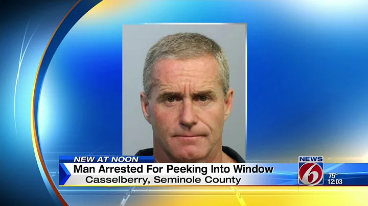 Casselberry man arrested for peeking into a window
