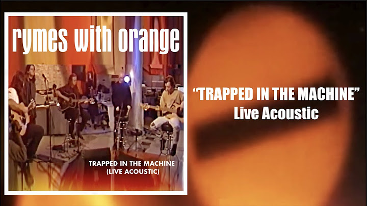 Trapped in the Machine Live Rymes With Orange MusiquePlus (1995) HQ Video