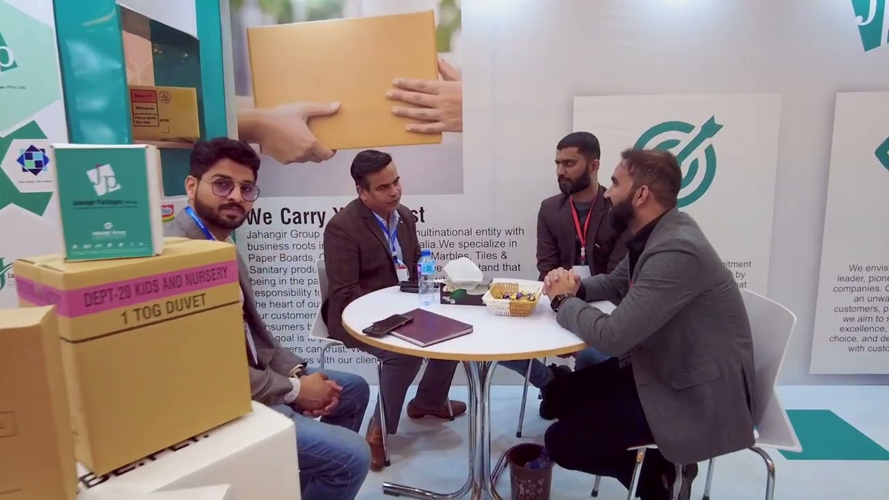 Jahangir Packages at Textile Asia Exhibition, Faisalabad. #textileasia2024 #innovativepackaging