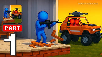 Dusk WarZ - Gameplay Walkthrough Part 1 - Battle Zombies to Save the World (iOS, Android)