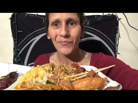 Chinese food mukbang/lots of burping/random talking/come eat with me