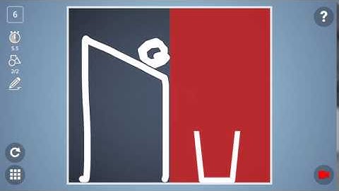 Check out how I solved level 6 in Brain It On! #BrainItOn