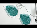 🌺embroidery latkan design for lehanga||👌 tassel making at home ||latkan tassel making