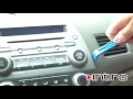 Как снять магнитолу Honda Civic