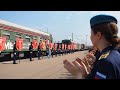 Военный поезд на станции Рязань. РВ ТВ