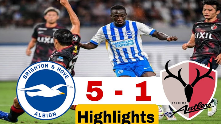 Brighton & Hove vs Kashima Antlers (5-1) All goals.#brighton&hove #kashimaantlers