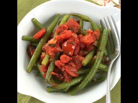 Green Beans with Tomato & Basil – SNAP4CT Recipe