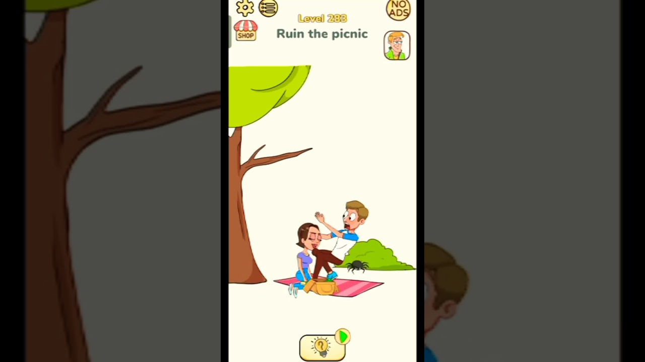 spider ruin their picnic 