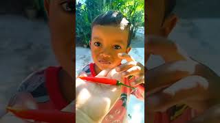 chocolate candy with jelly ???| cute baby funny video shorts eating TrendingOnShorts