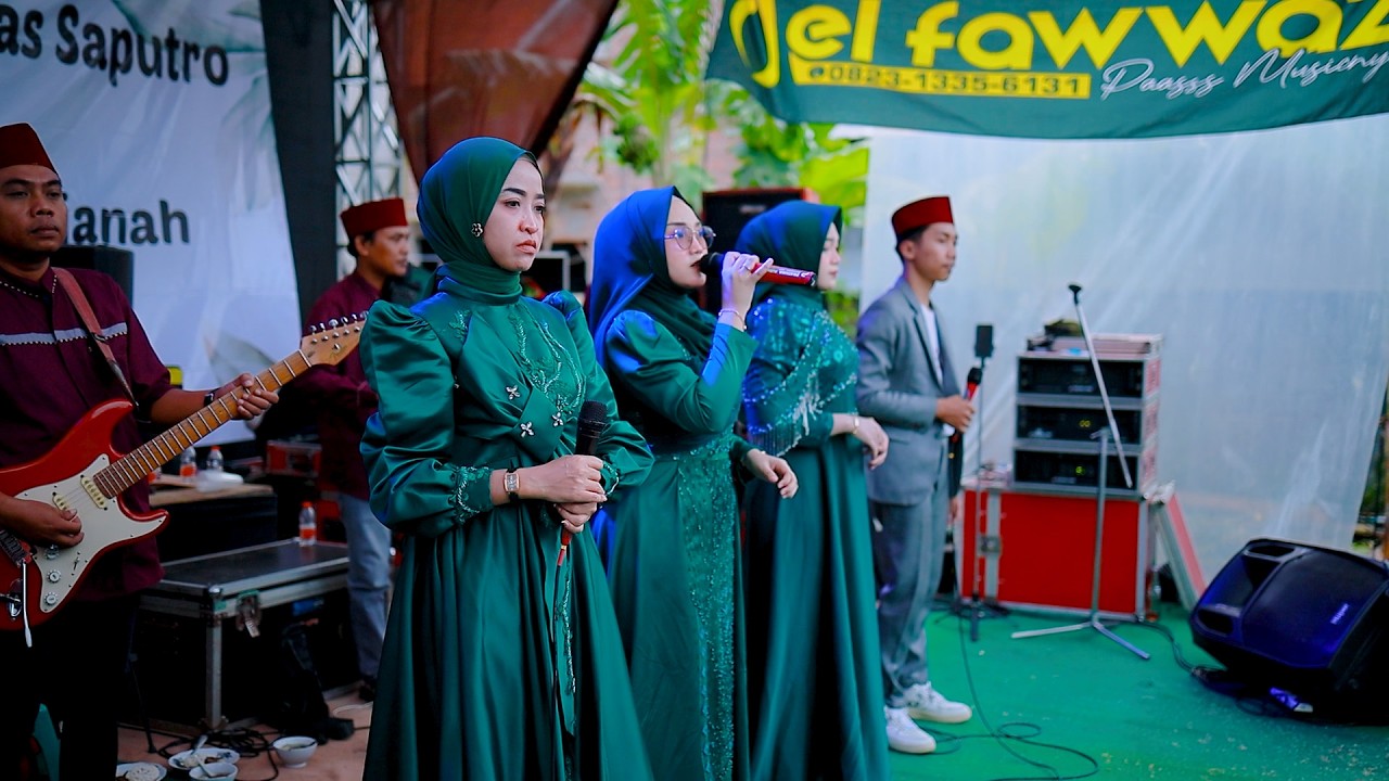 QASIDAH ELFAWWAS - SHOLAWAT ASNAWIYAH - WEDDING PARTY ILYAS & RIANI