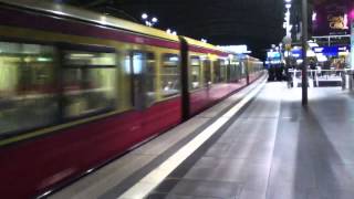 Abfahrt Der S75 Nach Berlin Ostbahnhof