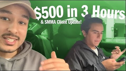 Made $500 in 3 Hours & SMMA Client Update (SMMA VLOG)