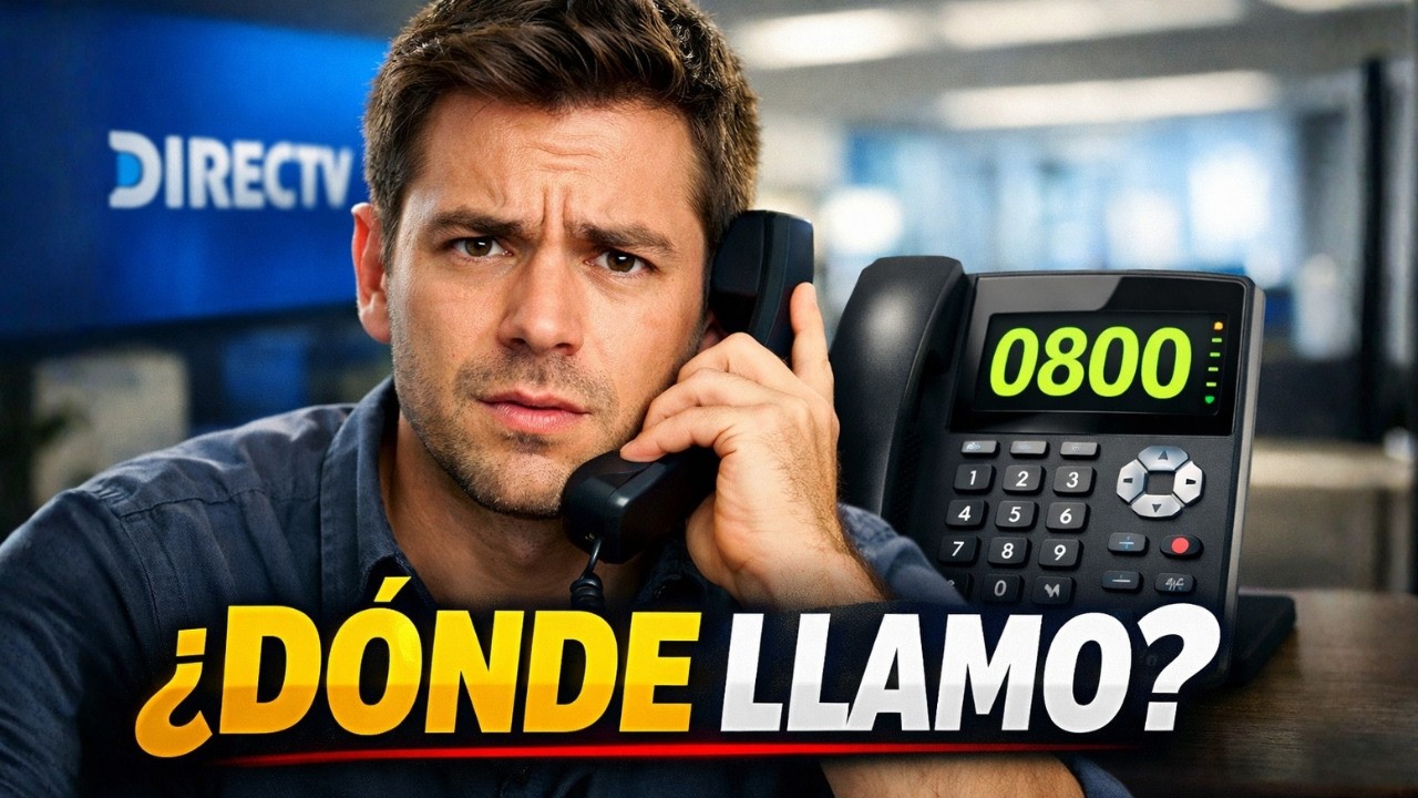 👉 DirecTV teléfono 0800 atención al cliente