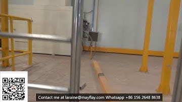 Mayflay Continuous Feed Chain Shot Blasting Machine Monorail Overhead Conveyor Blasting Equipment