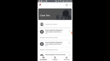 Classroom usar como alumno del celular o móvil , tareas , preguntas, materiales
