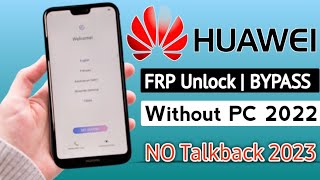 All Huawei HONOR Frp Bypass 2022 / HUAWEI Google Account Remove ||FIX YOUTUBE UPDATE Without Pc AGF