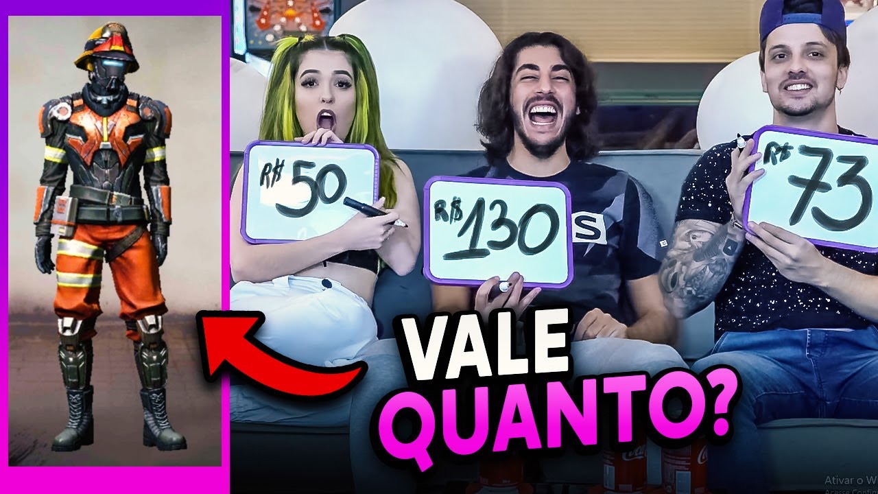 QUAL É O PREÇO DA SKIN? TENTE DESCOBRIR QUANTO CUSTA!! ( FREE FIRE