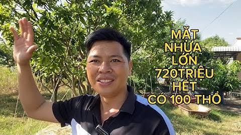 Cắt bớt đất nhà bán để đầu tư cây cảnh, mặt tiền nhựa lớn có thổ cư. đã bán