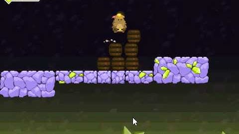 Cave Chaos Gameplay-Nitrome.