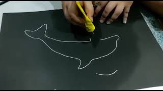 HAYYAN WITH HIS 'ANIMAL SKELETON X-RAY CARD'
