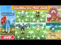 SHINY PARTY CONTINUES! 🎉 GO Fest Day 2 LIVE – Crown Zacian,Unown, Costume Pikachu | Volcanion 🔥