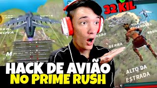 OS HACKS DOMINARÃO O PRIME RUSH! VIROU FREE FIRE DE 2019 ?