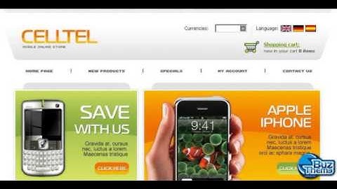 Download Mobile Store OsCommerce Template by  Di TM osCommerce Templates