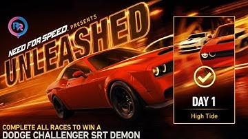 NFS No Limits I Vault Events I Unleashed I Dodge Challenger SRT Demon I Day 1
