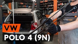 Montering Gassfjær bakluke VW POLO: videoopplæring
