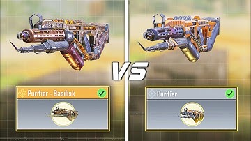 *NEW* Legendary Purifier vs Normal Purifier Comparison COD Mobile Infernal Circle Draw CODM