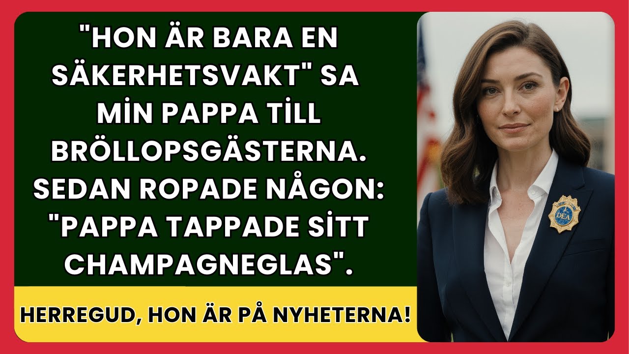 Hon är bara en säkerhetsvakt, skrattade pappa.Gästerna tystnade när jag dök upp på TV... BERÄTTELSER