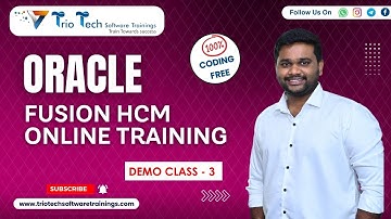 Oracle Fusion HCM Training Demo 3 | Oracle Fusion Cloud Online Training | Oracle Fusion HCM