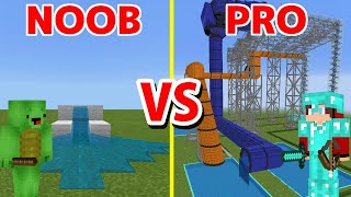 NOOB vs PRO : WATER PARK BUILD screenshot 2