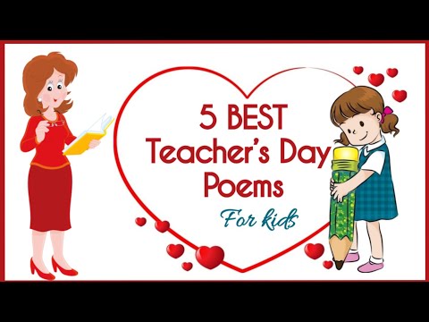 5 Best Teacher's Day Poem for Kids | Thank You Teacher Poem | Happy Teachers Day Poem in English