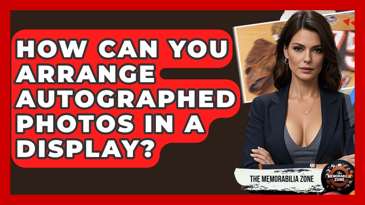 How Can You Arrange Autographed Photos In A Display? - The Memorabilia Zone