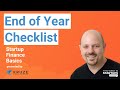 End of year startup accounting checklist  finance basics with kruze consultings scott orn  e1334