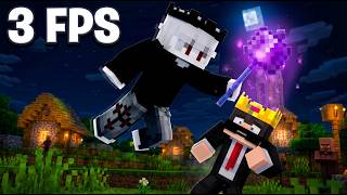 Insane clutches and spear macing in 3 fps #minecraft #viral #gameplay #lowfpsgameplay #edit