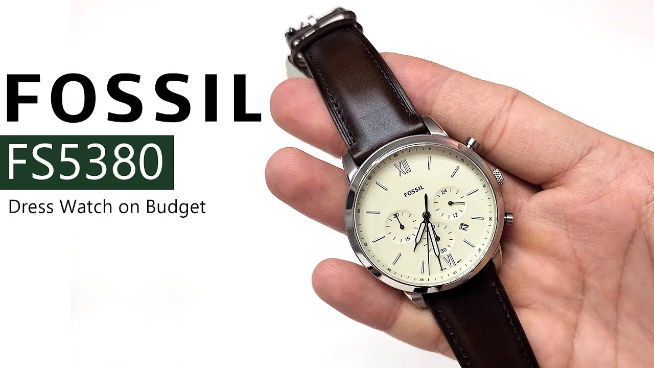 Fossil FS5380 Dress Watch Review - YouTube