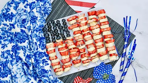 Fun Fourth of July Fruit Skewers