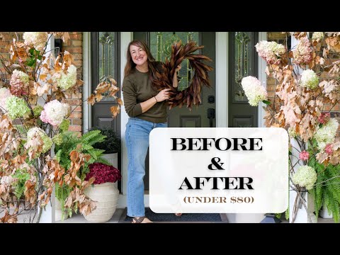 Fall Front Porch on a Budget | Decorate With Me for Fall!