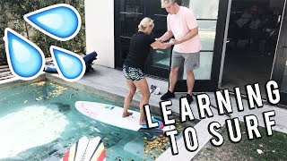 LEARNING TO SURF WITH TEAM 10 LEARNING TO SURF WITH TEAM 10