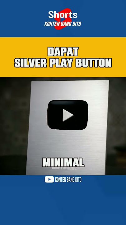 Get a Silver Play Button With 100,000 Subscribers #shorts #short #silverplaybutton