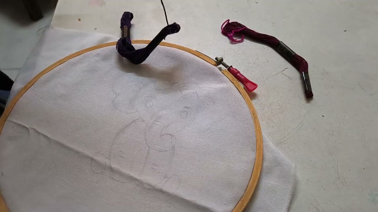 How to do a back Embroidery stitch ?— Learn basic embroidery stitch.