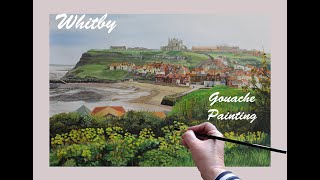Come and join me on a trip to Whitby North Yorkshire #gouachepaint  #whitby #yorkshire #painting
