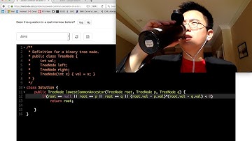 15 min Java Coding Challenge - Lowest Common Ancestor Of a BST